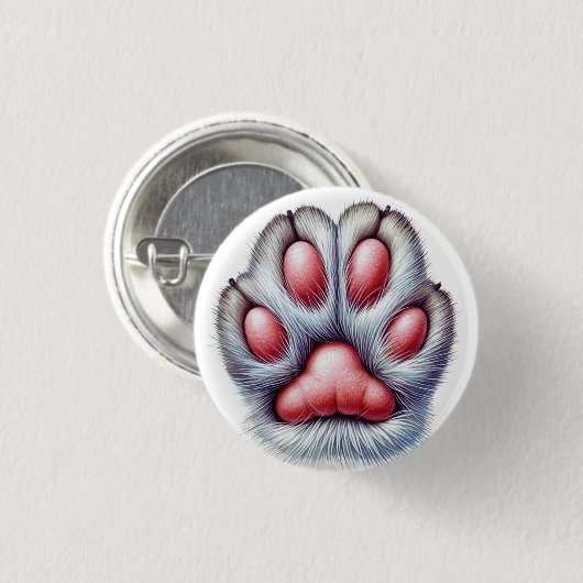 Cat Claw Button – Cute & Fun (Vorne & Hinten)
