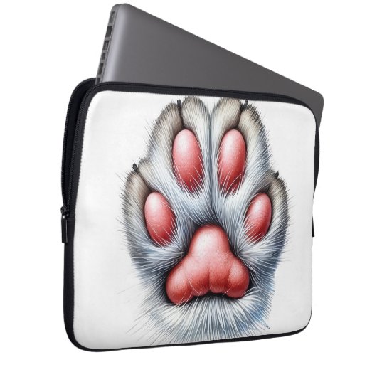 Cat Claw Electronics Bag – Cute & Fun Laptopschutzhülle (Vorne Rechts)