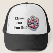 Cat Claw Hat – Cute & Fun Truckerkappe (Vorderseite)
