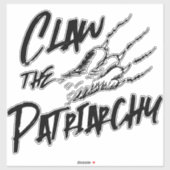 Cat Claw the Patriarchy Aufkleber (Blatt)