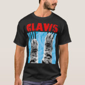 Cat Claws Movie Poster Watcher  T-Shirt (Vorderseite)