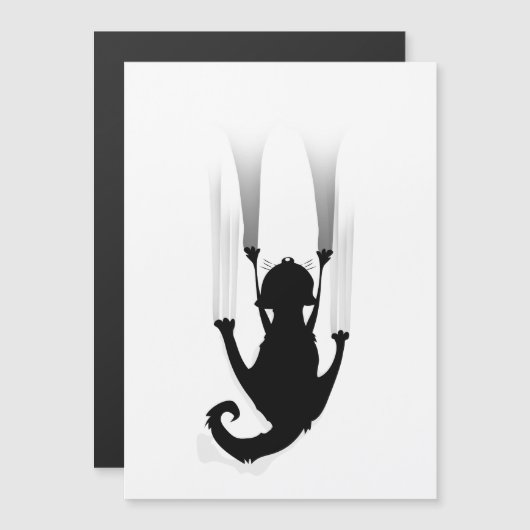 Cat Climb Magnetkarte (Vorne/Hinten)