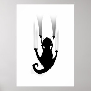 Cat Climb Poster