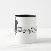 Cat Climbing - Musik Tasse (Zentrum)