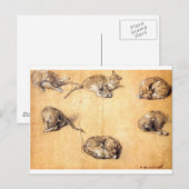 Cat-Clip-art-8 Postkarte (Vorne/Hinten)