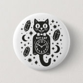 Cat Clock Button (Vorderseite)