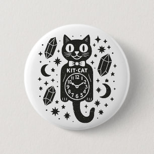 Cat Clock Button