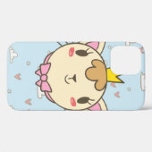Cat Cloud Herz Textur Kitten Case-Mate iPhone Hülle (Rückseite (Horizontal))