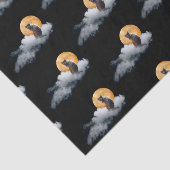 Cat Cloud Moon Tissue Paper Seidenpapier (Ausschnitt)