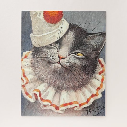 Cat Clown von Arthur Thiele Puzzle (Vertikal)