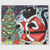 Cat Cluse Geschenkpapier (Flach)