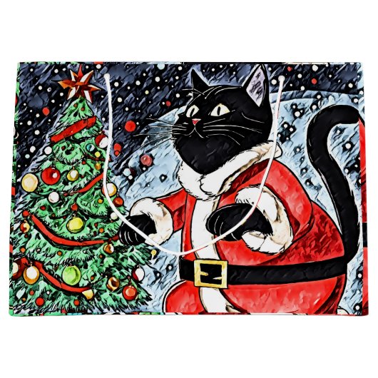 Cat Cluse Große Geschenktüte (Vorderseite)