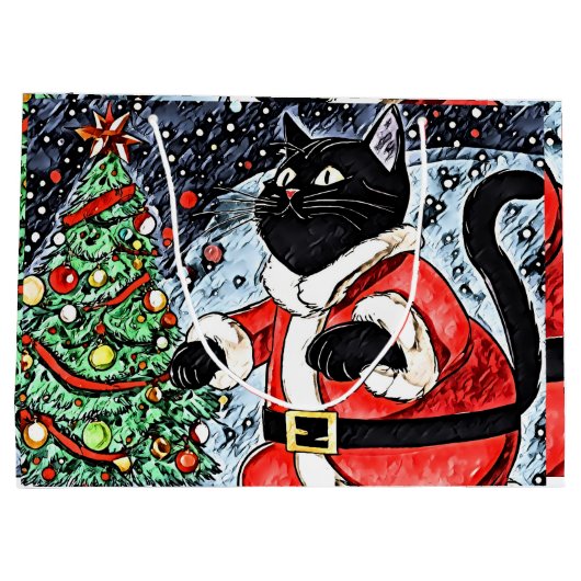 Cat Cluse Große Geschenktüte (Rückseite)