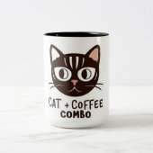 Cat + Coffee Combo Tasse (Mittel)