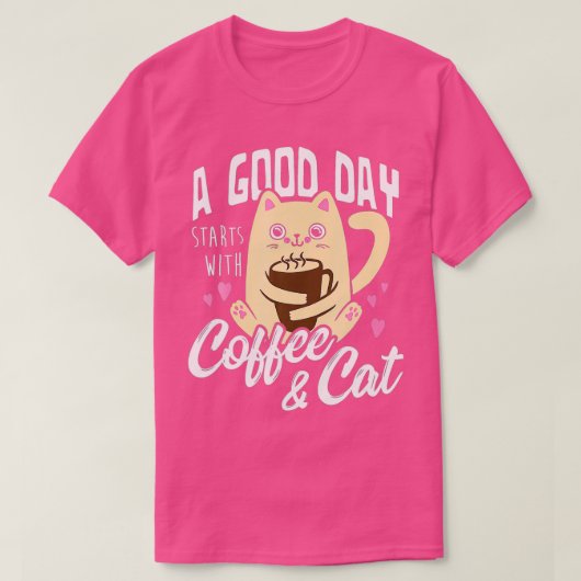 Cat Coffee Mug Funny Cat Lover Gift  T-Shirt (Design vorne)