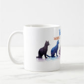 Cat Coffee Tasse, Mann I Liebe Felines MILF Kaffeetasse (Links)