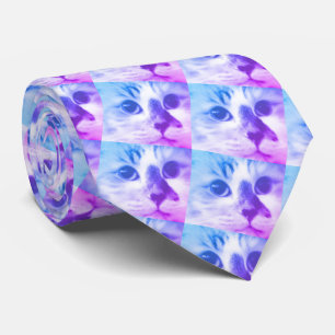 Cat Collage Krawatte