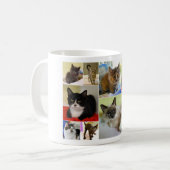 Cat Collage Tasse (Vorderseite Links)