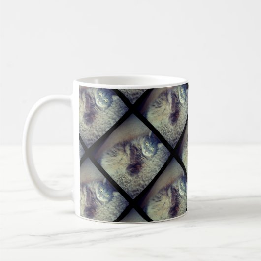 Cat Collage von Shirley Taylor Kaffeetasse (Links)