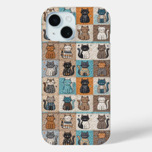 Cat Collection Quilt Muster Case-Mate iPhone Hülle