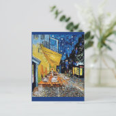 Cat Colony, Van Gogh Cafe Terrasse Parody Postkarte (Stehend Vorderseite)