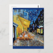 Cat Colony, Van Gogh Cafe Terrasse Parody Postkarte (Vorne/Hinten)