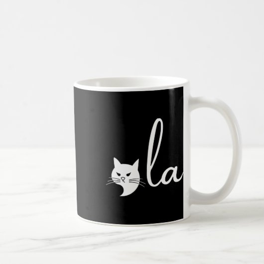 Cat Comma La Kamala Harris für Präsident 2024 Elec Kaffeetasse (Rechts)