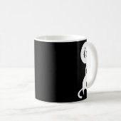 Cat Comma La Kamala Harris für Präsident 2024 Elec Kaffeetasse (VorderseiteRechts)