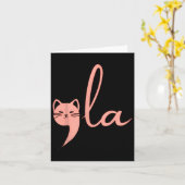 Cat Comma La Kamala Harris für Präsident 2024 Elec Karte (Gelbe Blume)