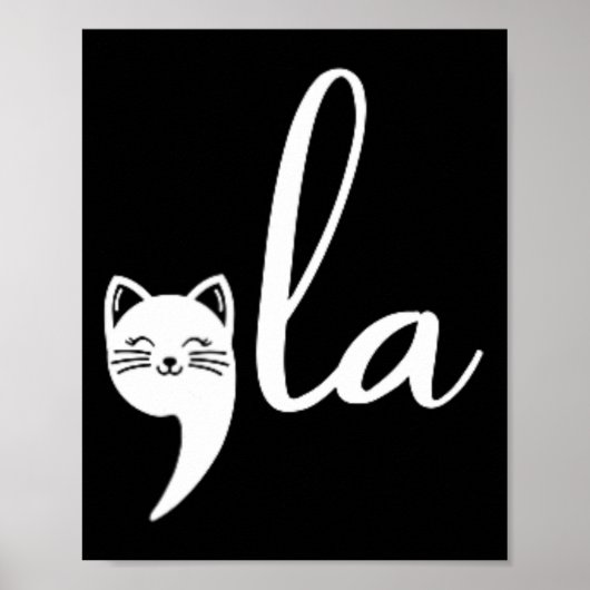 Cat Comma La Kamala Harris für Präsident 2024 Elec Poster (Vorne)