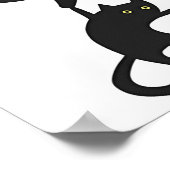 Cat Comma La Kamala Harris für Präsident 2024 Elec Poster (Ecke)