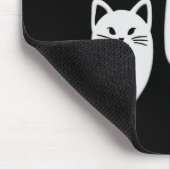 Cat Comma-la Kamala Harris Präsident 2024 Mousepad (Ecke)
