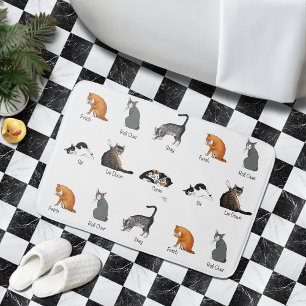 Cat Commands Badematte