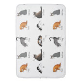 Cat Commands Badematte (Vorderseite Vertikal)