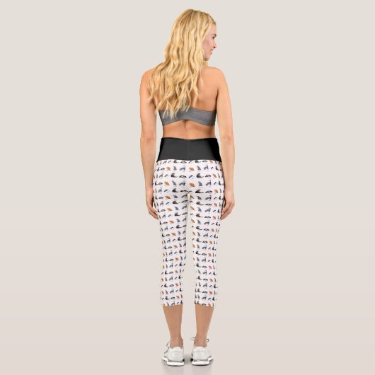 Cat Commands Capri Leggings (Rückseite)