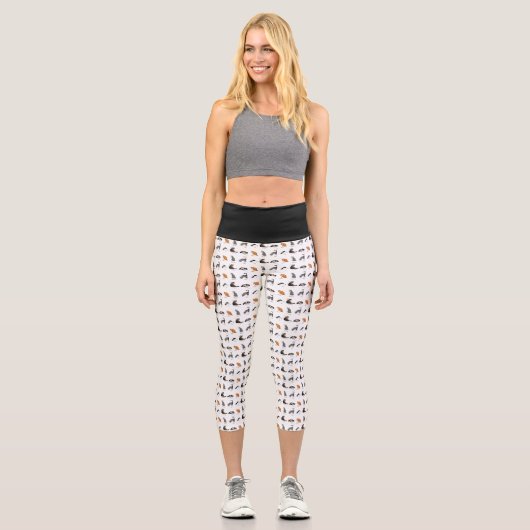 Cat Commands Capri Leggings (Vorderseite)