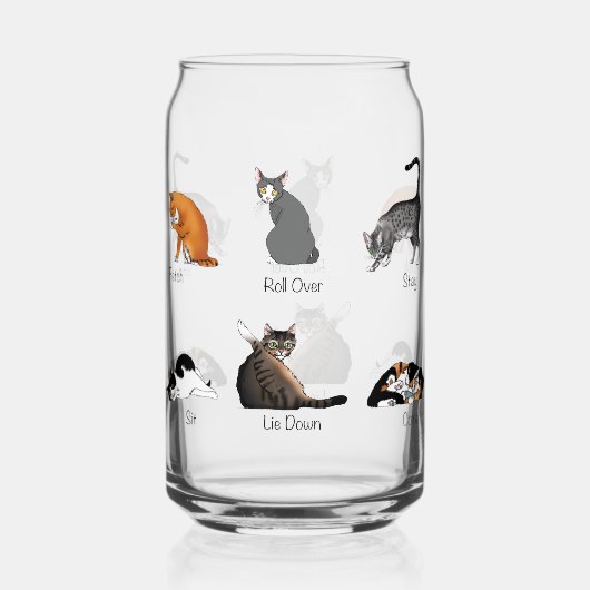 Cat Commands Dosenglas (Rückseite)