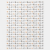 Cat Commands Fleecedecke (Vorderseite)