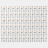 Cat Commands Fleecedecke (Vorderseite (Horizontal))