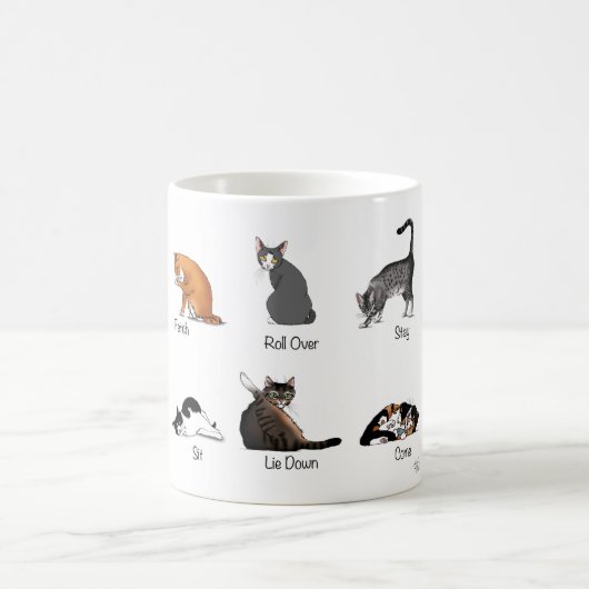 Cat Commands Kaffeetasse (Mittel)