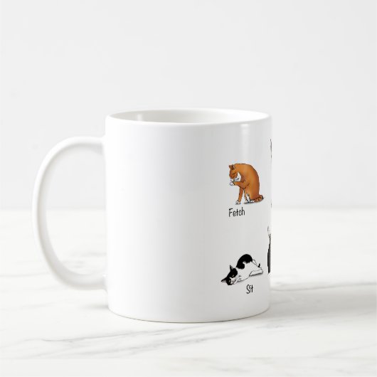 Cat Commands Kaffeetasse (Links)