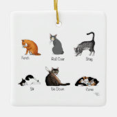 Cat Commands Keramikornament (Vorderseite)