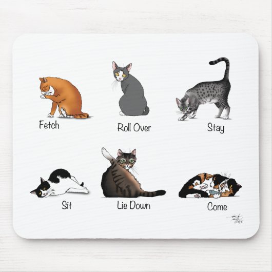 Cat Commands Mousepad (Vorne)