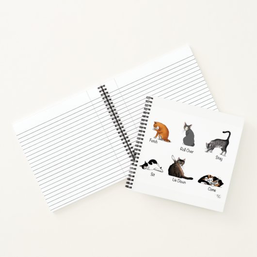 Cat Commands Notizblock (Innenseite)