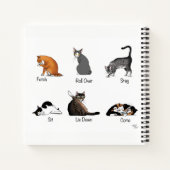 Cat Commands Notizblock (Rückseite)