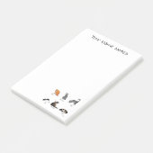 Cat Commands Post-it Klebezettel (angewinkelt)