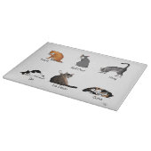 Cat Commands Schneidebrett (Ecke)