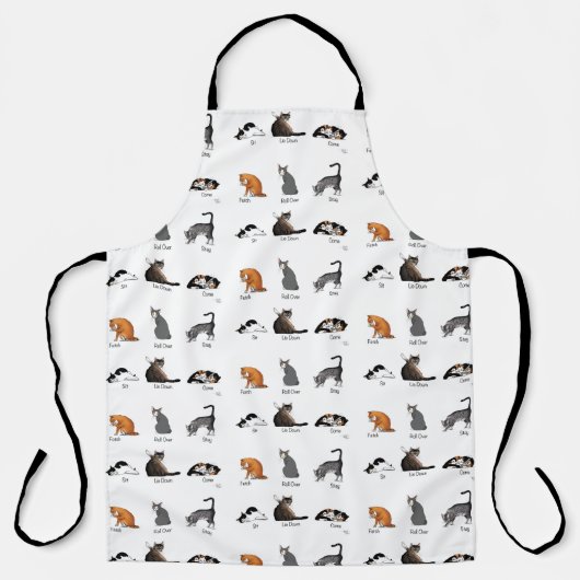 Cat Commands Schürze (Vorderseite)