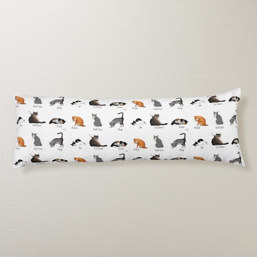 Cat Commands Seitenschläferkissen (Rückseite)