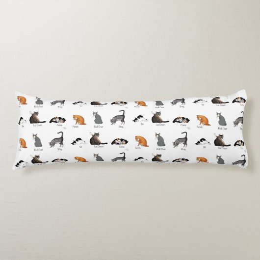 Cat Commands Seitenschläferkissen (Vorderseite)